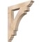 Ekena Millwork Merced Traditional Smooth Bracket, Douglas Fir, 3 1/2"W x 24"D x 28"H BKT04X24X28MRC01SDF - alternate 1